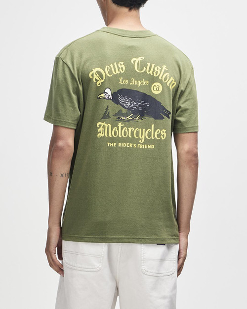 Deus Beep-Beep Tee - Pine Green