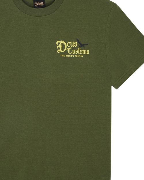 Deus Beep-Beep Tee - Pine Green
