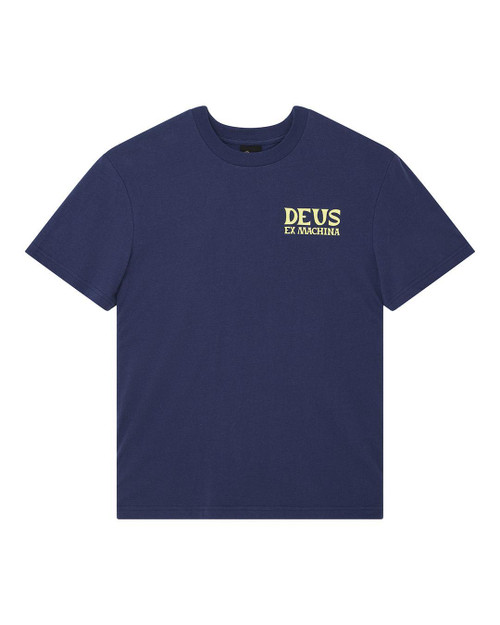Deus Parts & Service Pocket Tee - French Blue - Baffle Haus