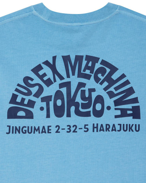 Deus Tokyo Address Tee -26 - Bonnie Blue