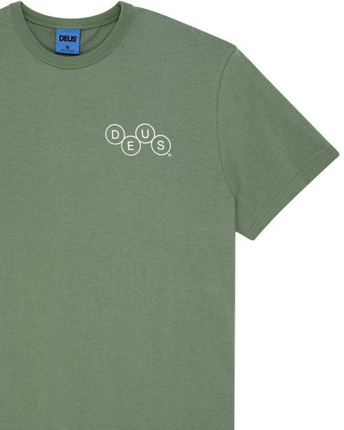Deus Mechanism Tee - Loden Frost Green
