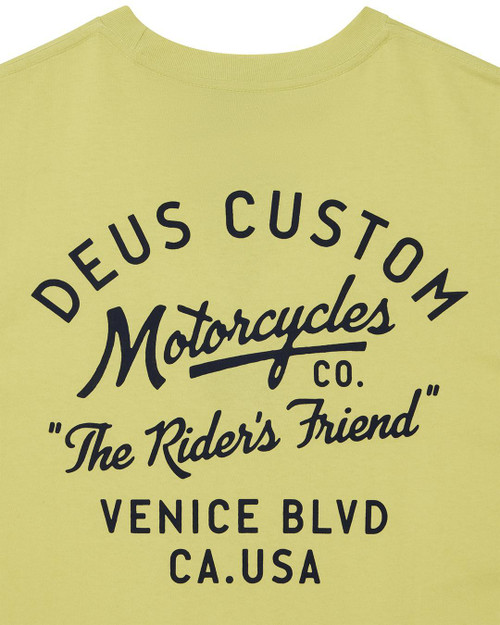 Deus Camber Tee - Canary Yellow