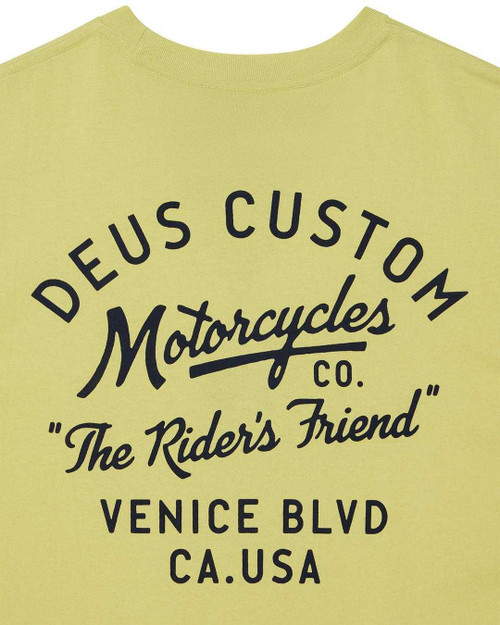 Deus Camber Tee - Canary Yellow