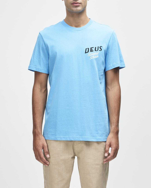 Deus Dogleg Tee - Dirty White - Baffle Haus