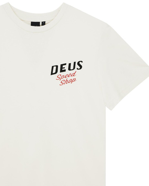 Deus Dogleg Tee - Dirty White