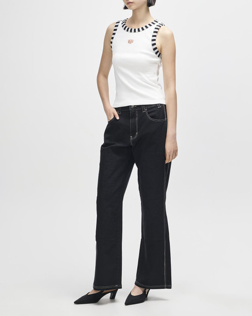 Deus Rally Shield Tank - Antique White