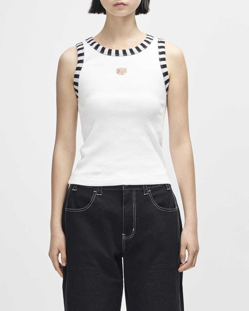 Deus Rally Shield Tank - Antique White