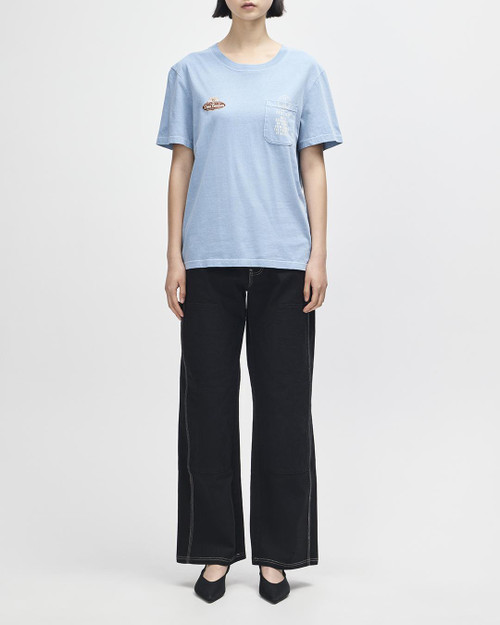 Deus A110 Tee - Windward Blue