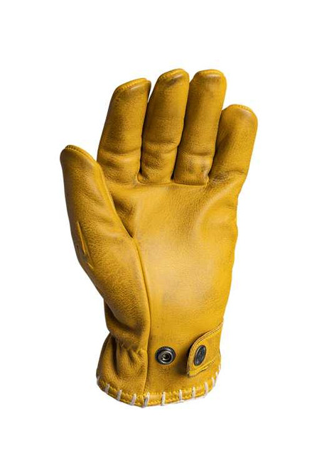 John Doe Coyote Short Cuff Riding Gloves- Yellow Grey