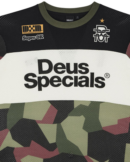 Deus Colt Ryder Moto Jersey- Camo