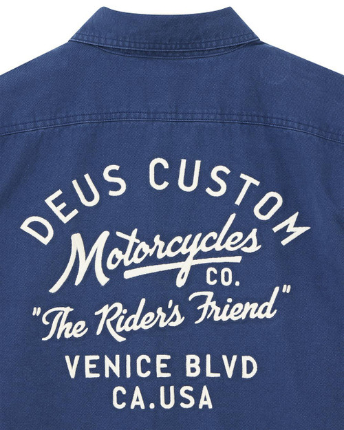 Deus Nomad Shirt- Mechanic Blue