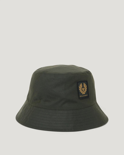 Belstaff Phoenix Logo Bucket hat - Faded Olive