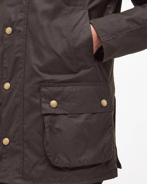Barbour Ashby Wax Jacket - Olive