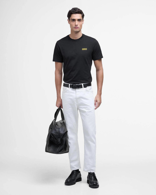 Barbour International Small Logo T-Shirt - Black/Yellow