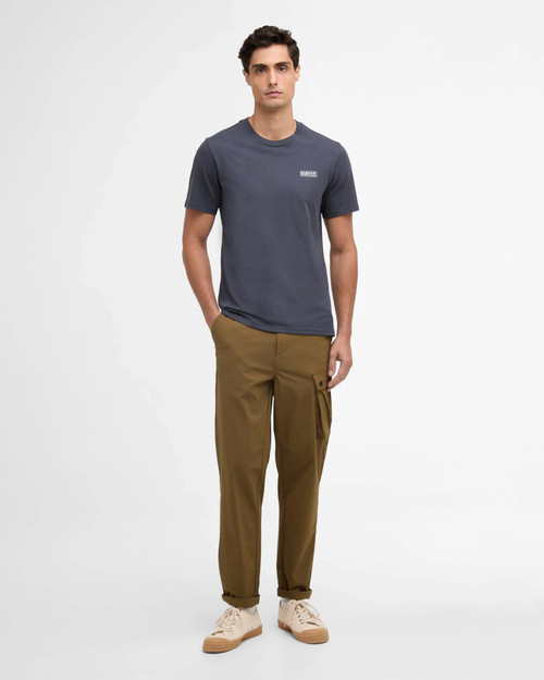 Barbour International Small Logo T-Shirt - Storm Grey