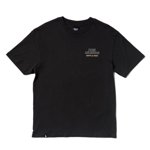 Baffle Haus Pour Decisions Coffee Club Tee - Carb Grey