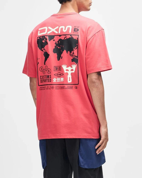 Deus Departed Tee - Melon Red