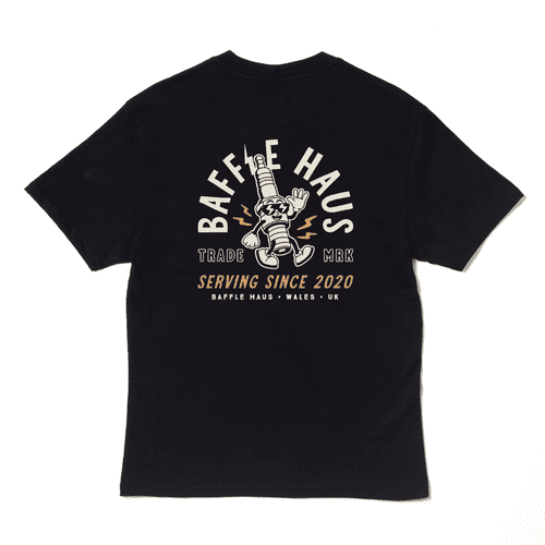 Baffle Haus Sparky 2.0 Tee - Jet Black