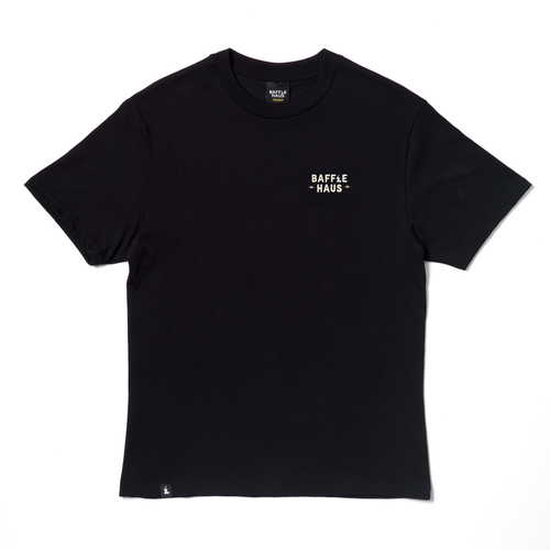 Baffle Haus Coffee & Motors 2.0 Tee - Black