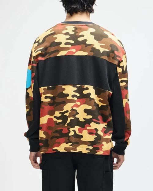 Deus Ombre Moto Jersey - Rust Camo