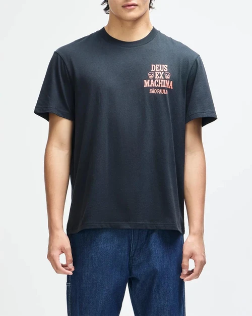 Deus Sao Paulo Ceramic Tee - Black