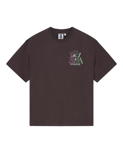 Deus Temple Torque Os Tee - Anthracite Grey