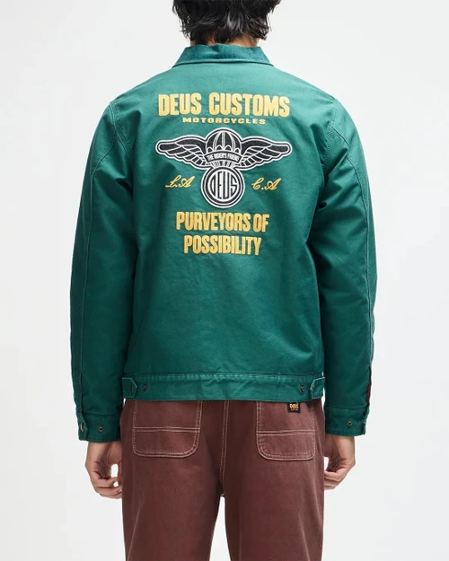 Deus Cutaway Jacket - Racing Green