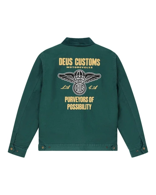 Deus Cutaway Jacket - Racing Green