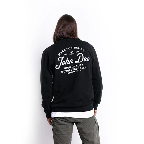 John Doe Black Lettering Sweater