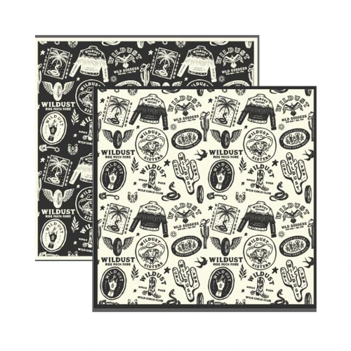 Wildust Sisters Western Black Moto Scarf