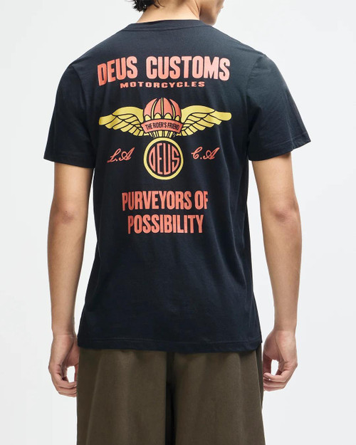 Deus Cutaway Tee - Black