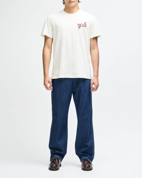Deus Global Spark Tee - Vintage White