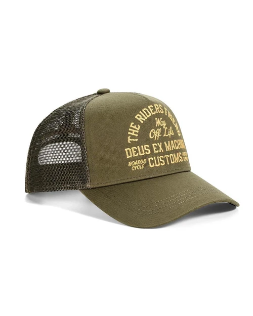 Deus Shook Ones Trucker - Olive Green