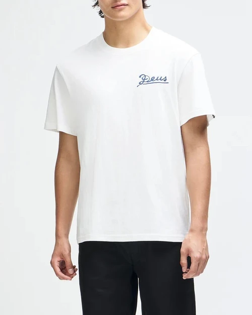 Deus Bobskull Tee - White