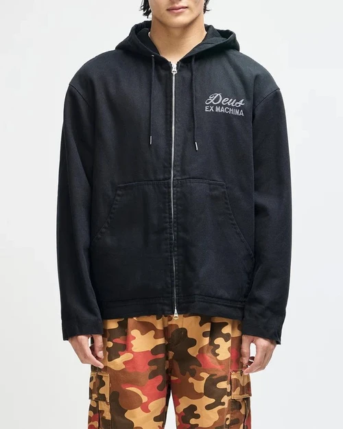 Deus Harajuku Hooded Jacket - Black