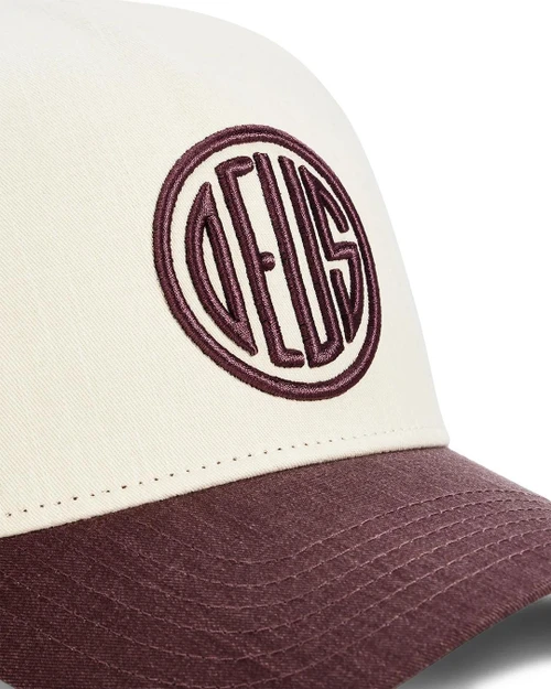Deus Pill Deboss Cap - Burgundy