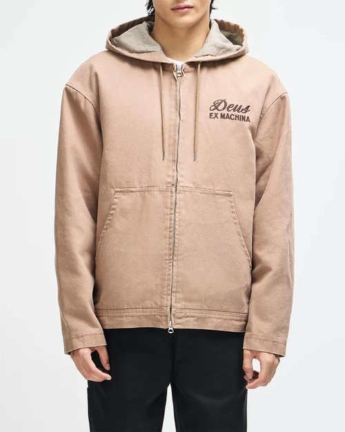 Deus Harajuku Hooded Jacket - Camel Brown