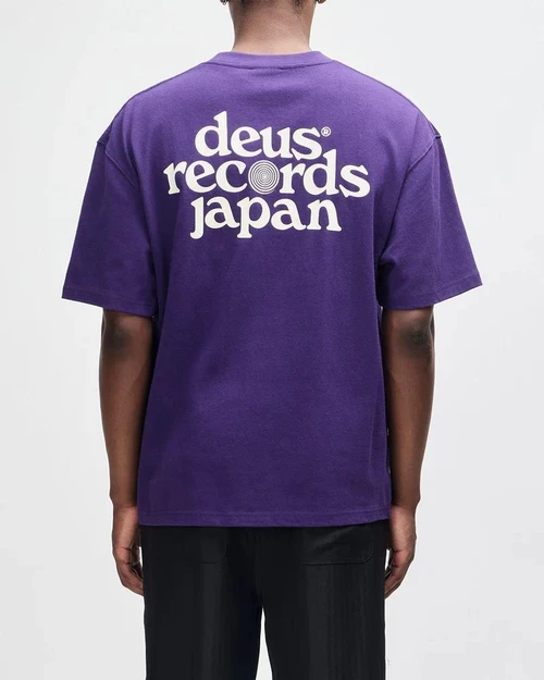 Deus Strata Tee - Violet Indigo