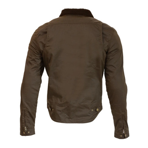 Merlin - Millington Cotec Wax Borg Jacket - Olive Merlin - Millington Cotec Wax Borg Jacket - Olive