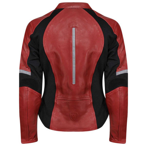 MotoGirl - Fiona Leather Jacket Red MotoGirl - Fiona Leather Jacket Red