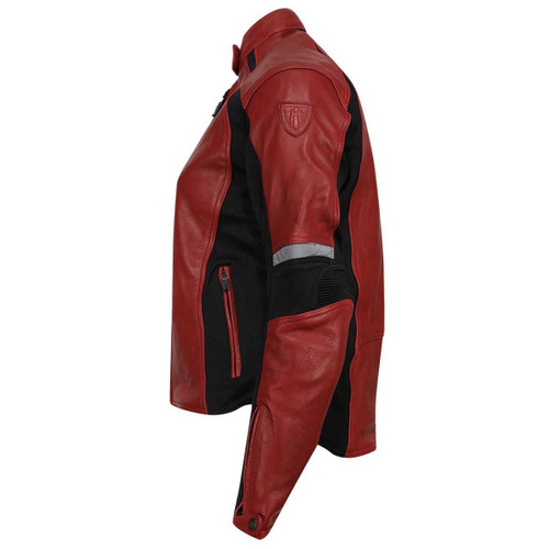 MotoGirl - Fiona Leather Jacket Red MotoGirl - Fiona Leather Jacket Red