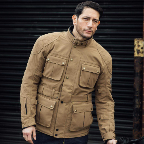 Merlin Burslem Eco Sand Laminated Jacket Merlin Burslem Eco Sand Laminated Jacket
