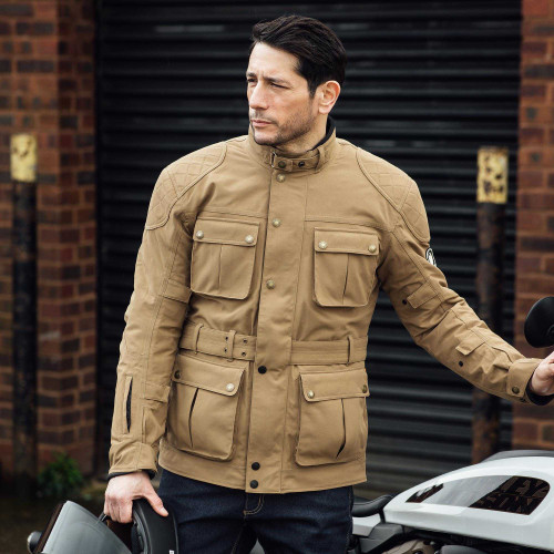 Merlin Burslem Eco Sand Laminated Jacket Merlin Burslem Eco Sand Laminated Jacket