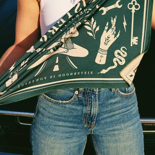 Wildust Sisters - Moto Therapy Green Scarf
