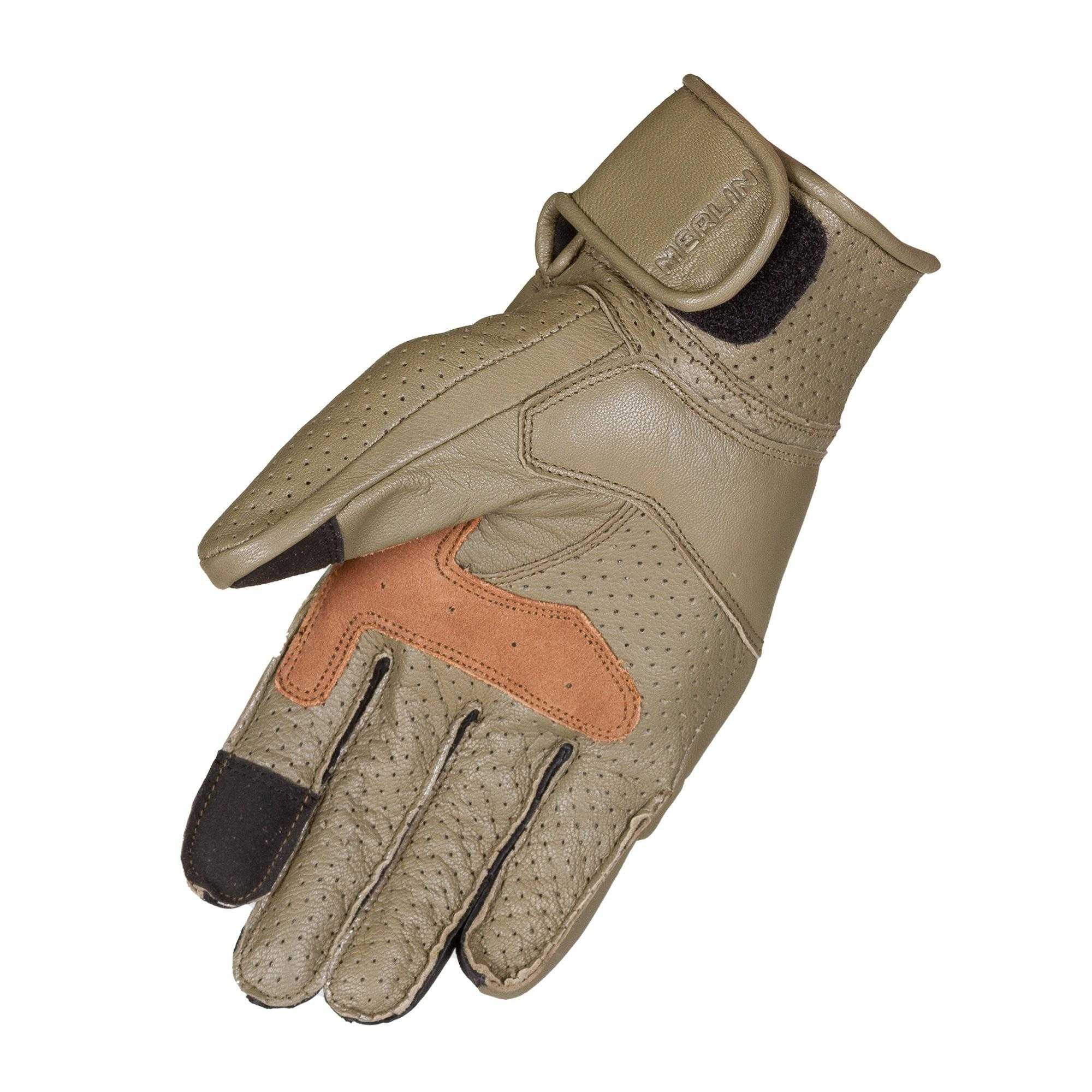 Merlin - Imperial Leather Glove - Olive - Baffle Haus