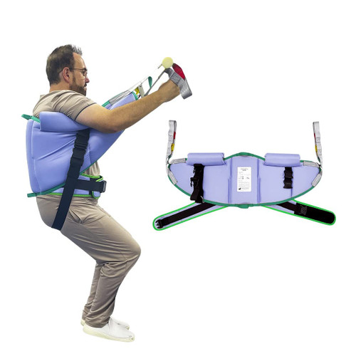 Ehucon Sit to Stand Padded Patient Lift Sling,500lbs Safety Loading Weight, Stand Assist Patient Hoist Transferring and Raising (Small Size)