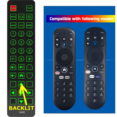 Replacement Remote Control for Xumo Stream Box R34010BA00-00005 T233600 Without Voice,with Backlit,Oversized Buttons