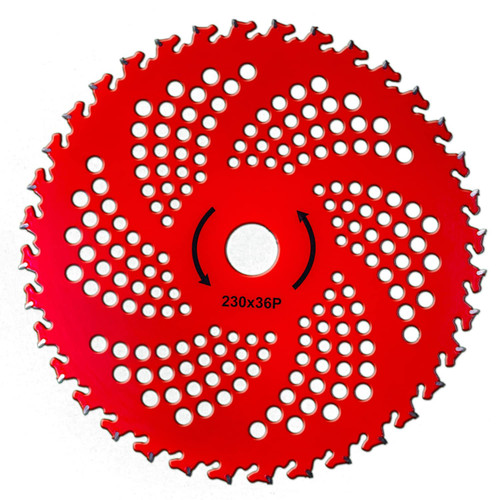 2-Pack 9"36 Teeth Carbide Tipped Blades for Brush Cutter, Trimmer, Weed Eater