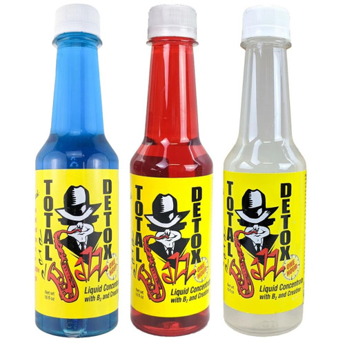 10oz Jazz Total Detox Liquid Concentrate with B2 & Creatine Variety Pack (3)