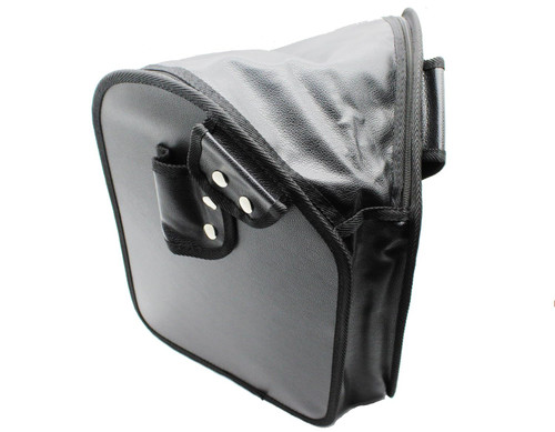 3 Wheel rollator Storage Bag,Bag for 3 Wheel Walker,Pouch Bag for 3 Wheeled Rollator Walker, 3-Wheel Walker Bag,Tote Bag with Snaps,3 Wheel rollator Universal Replacement Part.(1Ea,Black)